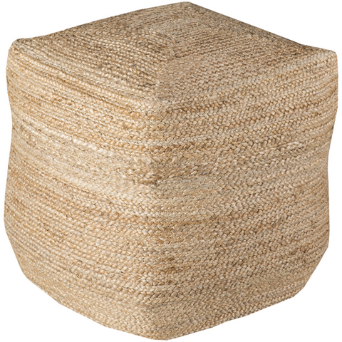 Beige Pouf design by Surya