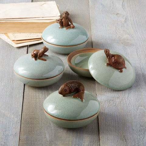 Celadon Desk Boxes design by Tozai Home