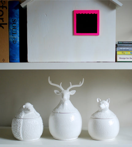 Comrade Hedgehog Ceramic Canister design by imm Living