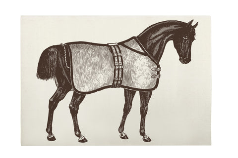Thoroughbred Bath Mat in Java design by Thomas Paul
