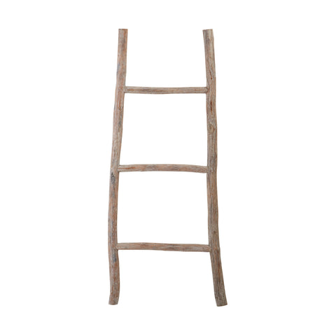 Small Wood White Washed Ladder design by Lazy Susan