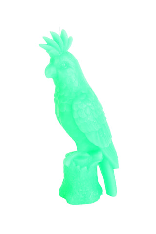 Small Parrot Candle in Dazzling Turquoise design by SunnyLIFE