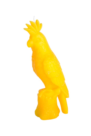Small Parrot Candle in Vibrant Yellow design by SunnyLIFE