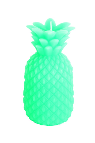 Small Pineapple Candle in Dazzling Turquoise design by SunnyLIFE