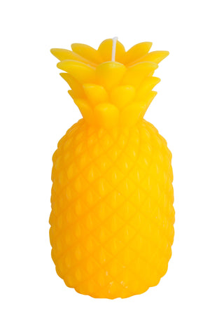 Small Pineapple Candle in Vibrant Yellow design by SunnyLIFE