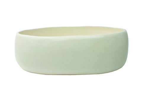 Ronda Oval Serving Bowl in Bone design by Canvas